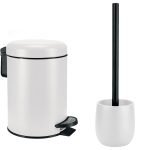 Σετ Καλάθι 3lt & Πιγκάλ Miami White