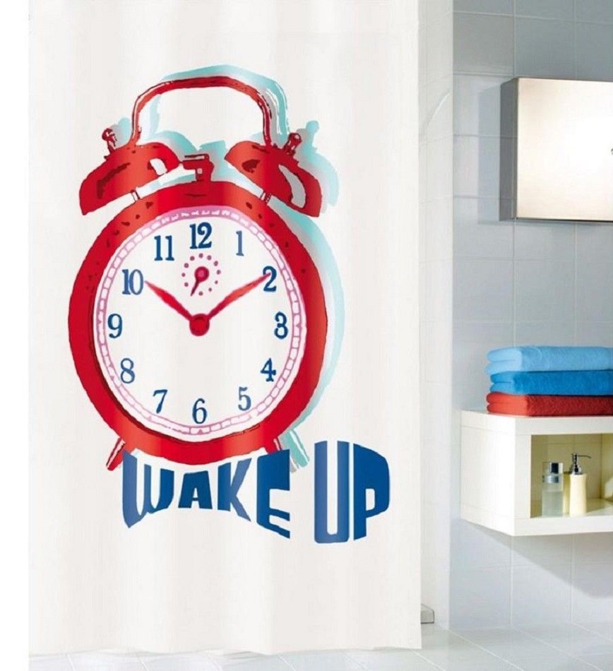 6813-c Κουρτίνα Μπάνιου Wake Up 180x200 εκ - Image 1
