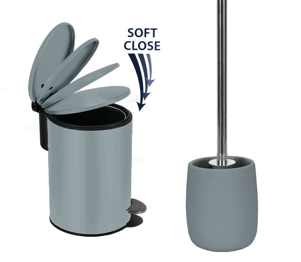 7378 Σετ Καλάθι 3lt με απαλό κλείσιμο & Πιγκάλ Eclipse Gray - Image 1