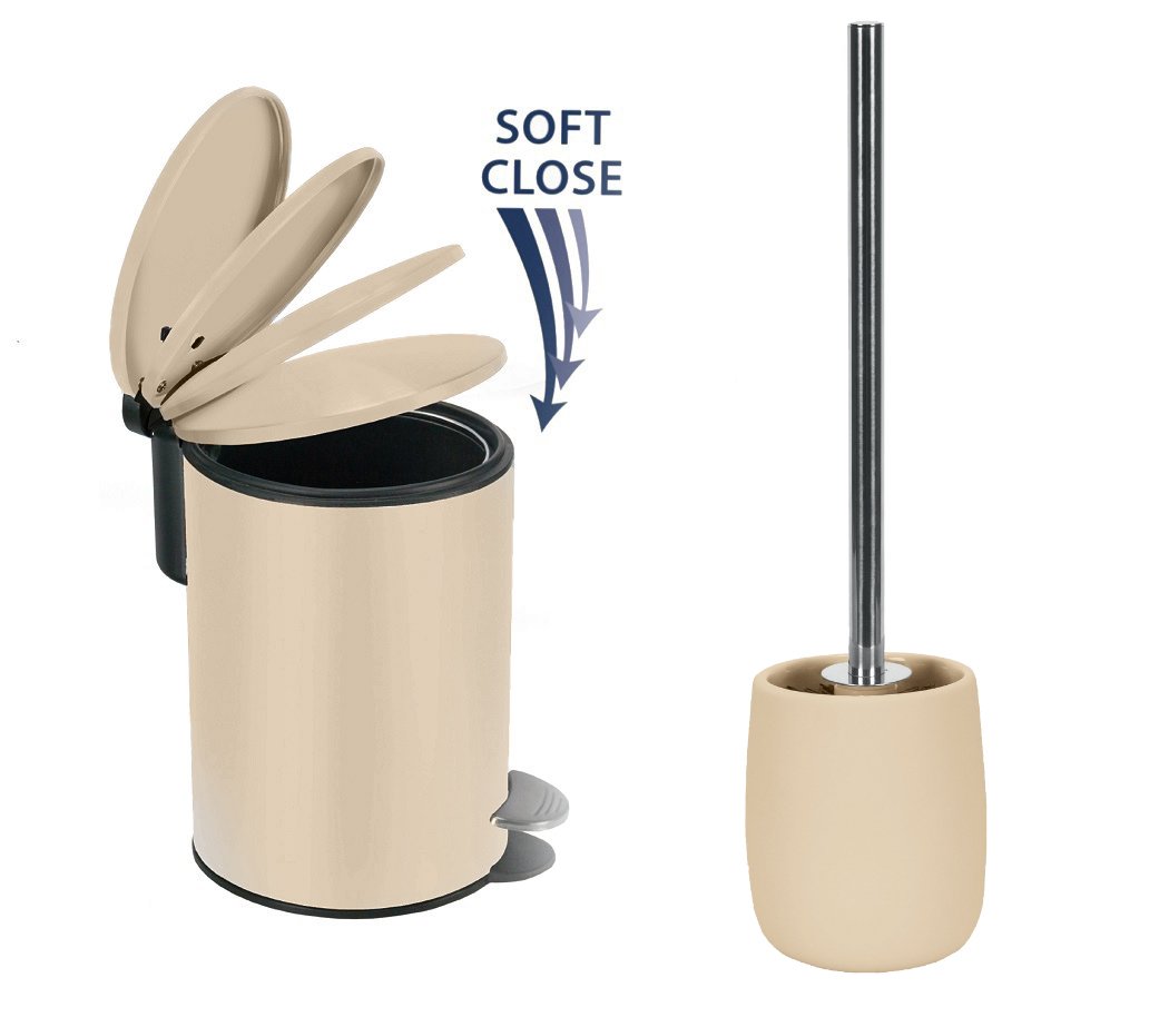 7379 Σετ Καλάθι 3lt με απαλό κλείσιμο & Πιγκάλ Eclipse Beige - Image 1