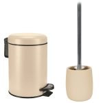 Σετ Καλάθι 3lt & Πιγκάλ Eclipse Beige