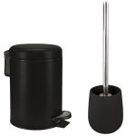 Σετ Καλάθι 3lt & Πιγκάλ Drip Black