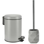 Σετ Καλάθι 3lt & Πιγκάλ One Gray