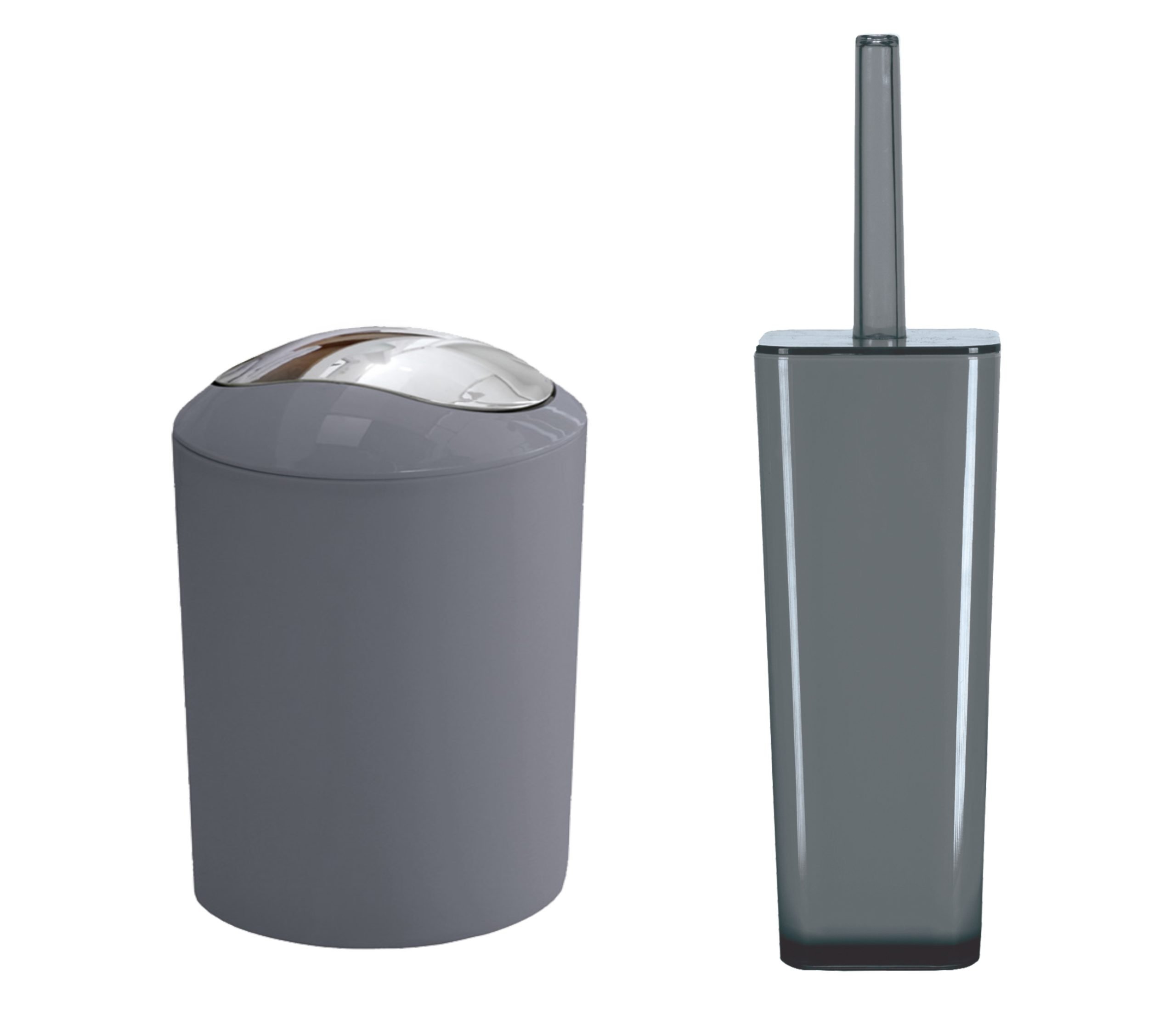 7451 Σετ Καλάθι 5lt & Πιγκάλ Easy Gray - Image 1