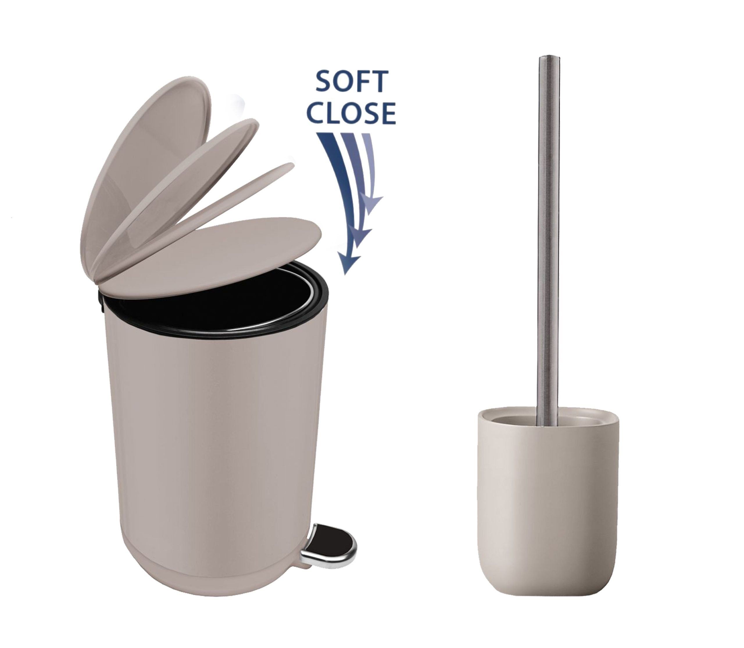 7580 Σετ Καλάθι 5lt με απαλό κλείσιμο & Πιγκάλ Alita Silk - Image 1