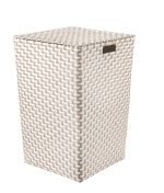 Καλάθι Απλύτων Μπέζ Double Laundry Box 35x55x35 εκ