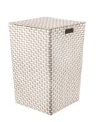 Καλάθι Απλύτων Μπέζ Double Laundry Box  35x55x35 εκ