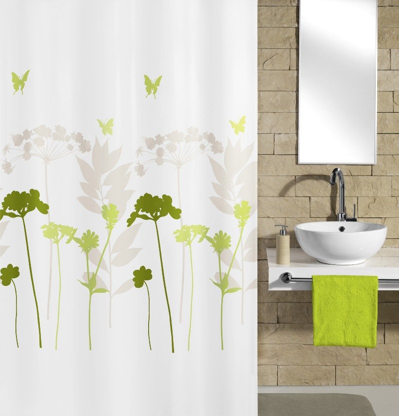 8579-c-5 Κουρτίνα Μπάνιου Barcelona 180x200 εκ - Image 1