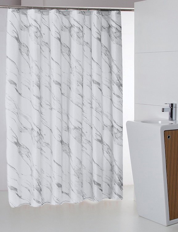 8601-c Κουρτίνα Μπάνιου Marble 180x200 εκ - Image 1