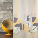 ΚΟΥΡΤΙΝΑ ΜΠΑΝΙΟΥ TIERRA ΓΚΡΙ 180(Μ)X180(Υ)