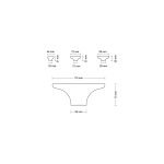 POMOLO Μπλέ-Γκρι Τσιμεντένιο Πόμολο-Κρεμάστρα - Image 6