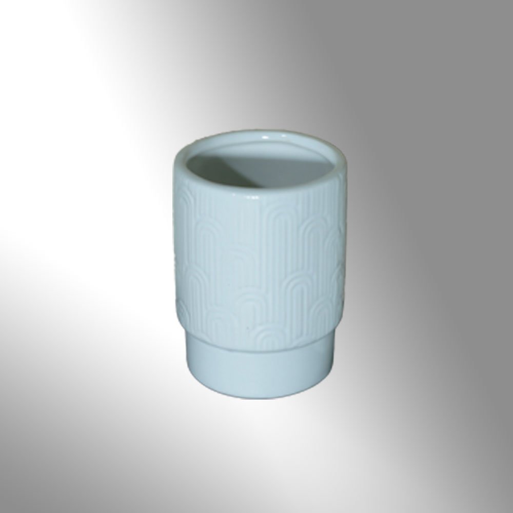 brushholder-white-polyester-8444 ΠΟΤΗΡΟΘΗΚΗ ΠΟΛΥΕΣΤΕΡΙΚΗ ΛΕΥΚΟ SL8444 - Image 1