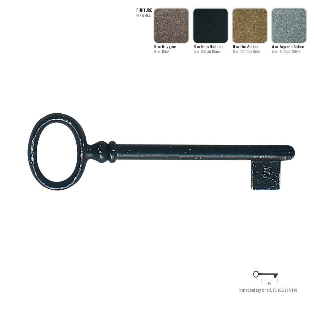 ill kleidaria 2023 (30) Κωδικοποιημένο σιδερένιο κλειδί Νο 992 - Image 1