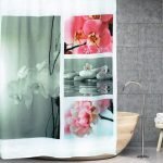 ΚΟΥΡΤΙΝΑ ΜΠΑΝΙΟΥ SereneBlossom-2 180(Μ)X200(Υ)