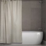 ΚΟΥΡΤΙΝΑ ΜΠΑΝΙΟΥ LUXOR ΓΚΡΙ 180(Μ)X200(Υ)