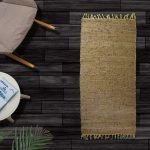 Δερμάτινο χαλάκι LEAΤΗΕR FLΑΤ ΜΟΥΣΤΑΡΔΙ 60Χ120