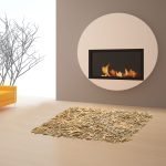 Δερμάτινο χαλάκι FLOKOTO ΜΠΕΖ 70X140