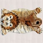 LION WITH HEAD SL7352 100x140