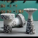 Λευκό Επιτραπέζιο Τσιμεντένιο φωτιστικό μπαταρίας LucerA - Image 3