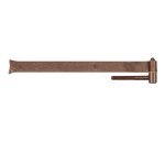 Μεταλλικός μεντεσές από σφυρήλατο σίδερο (Μάσκουλο) σε σκουρία Νο 291