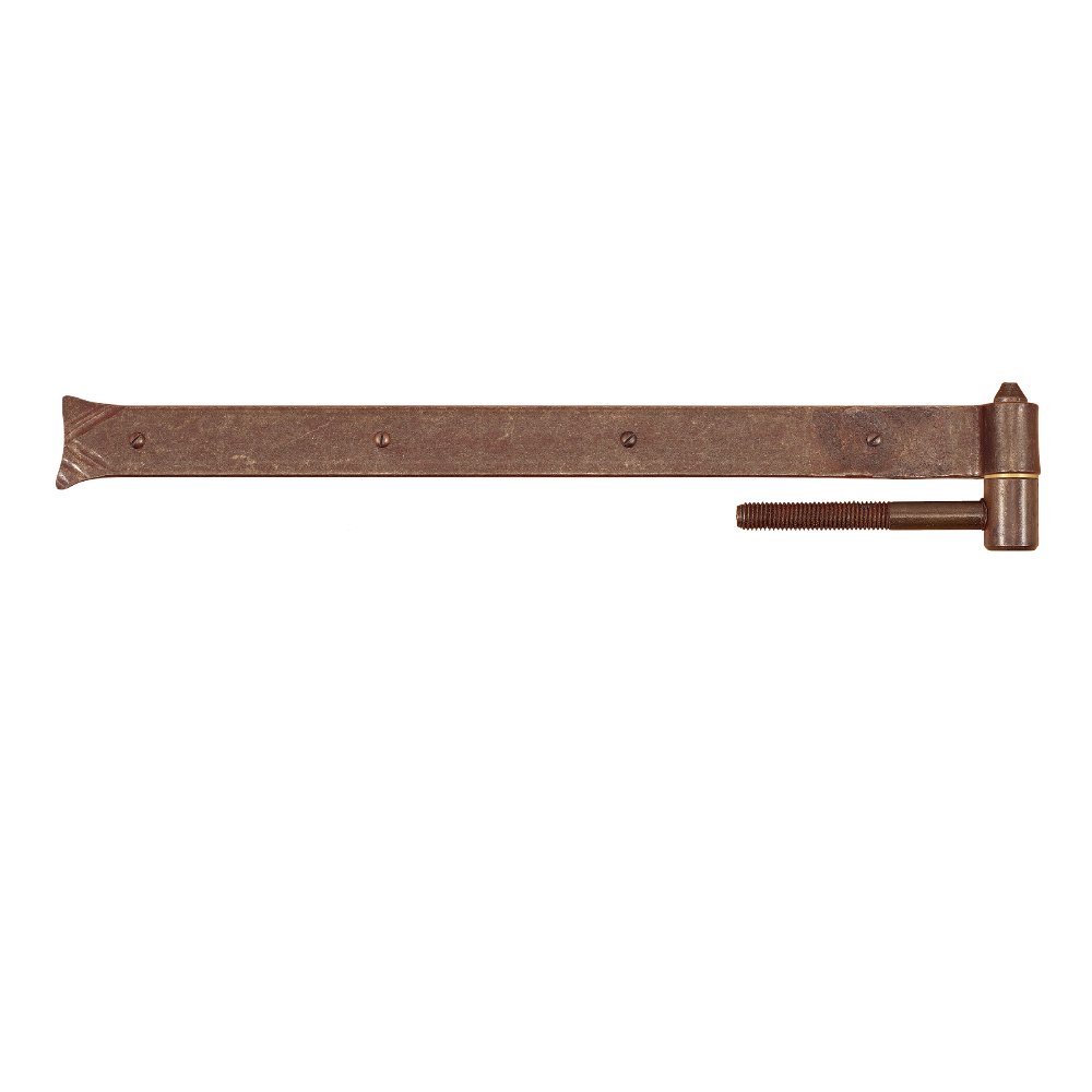 maskoula001 Μεταλλικός μεντεσές από σφυρήλατο σίδερο (Μάσκουλο) σε σκουρία Νο 291 - Image 1