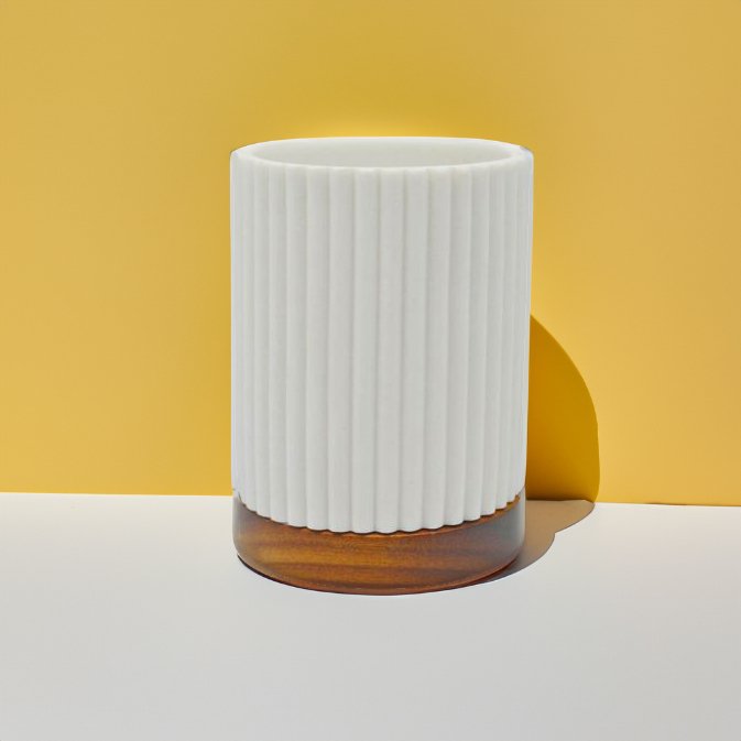 potiraki-plastiki-sl995-202341 ΠΟΤΗΡΟΘΗΚΗ ΠΟΛΥΕΣΤΕΡΙΚΗ ME ΞΥΛΟ ΛΕΥΚΟ SL995 - Image 1