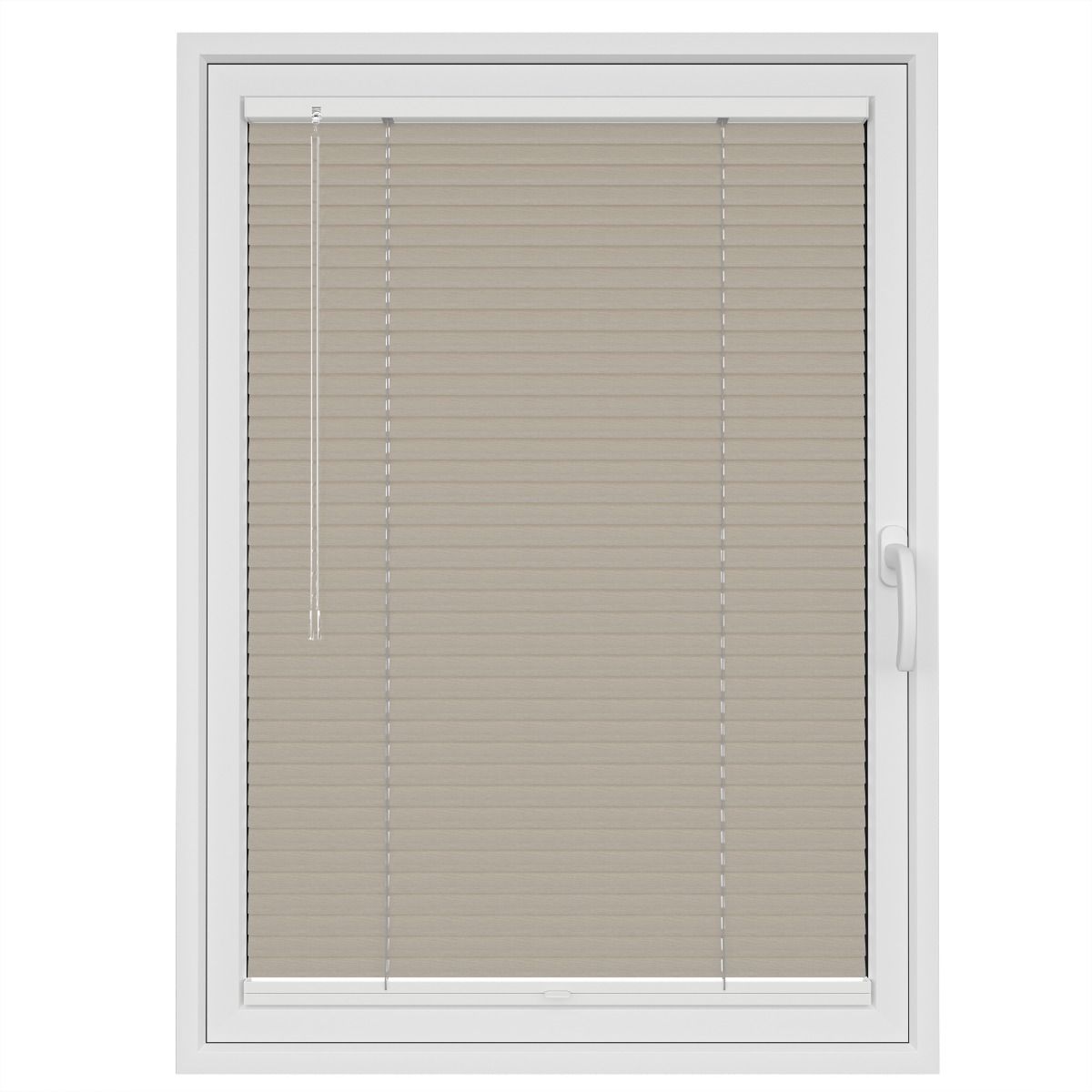 wood white Στόρια Αλουμινίου 25541 Wood White - Image 1