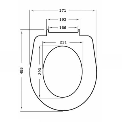 Καπάκι Λεκάνης Βακελίτης Βαρέως Τύπου 37,1x45,5 εκ