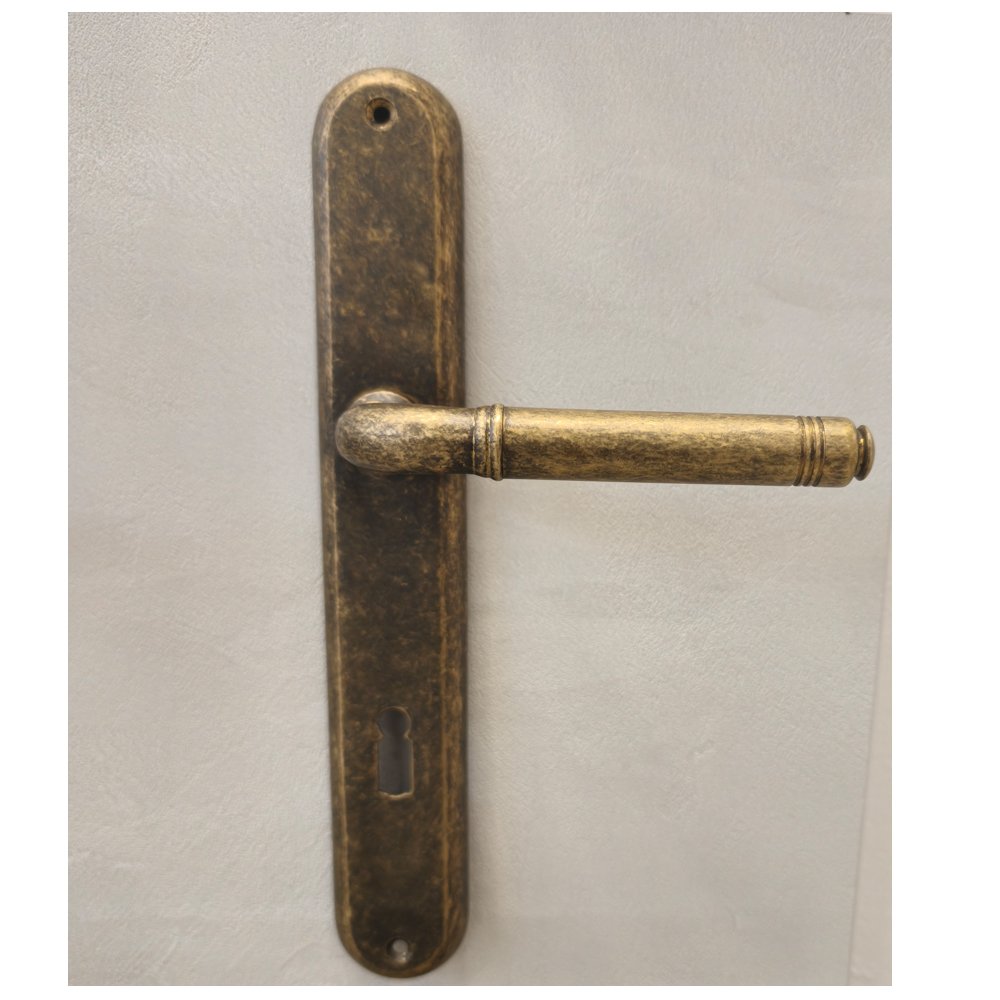 001 pomol 14-1-25 Ιταλικό Πόμολο Μεσόπορτας Ζεύγος Marta Αντικέ με Πλάκα - Image 1