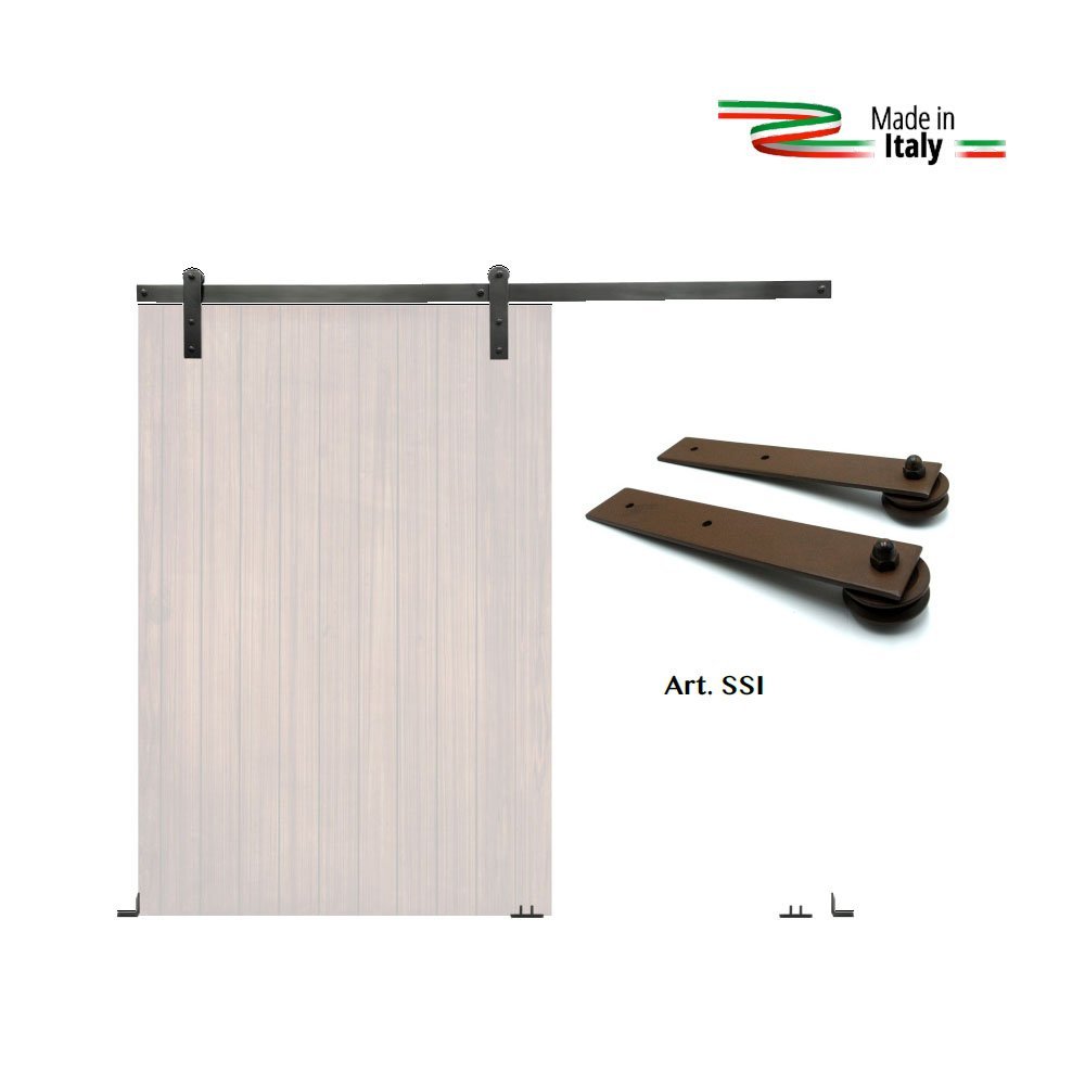 001 μηχ galbuz 7-7-24 Ιταλικός Μηχανισμός Πόρτας Τυπου Αχυρώνα 200cm και 300cm - Image 1