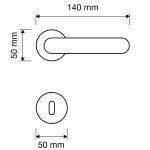 Ιταλικό Πομολό με Ροζέτα Aldar σε Χρυσό 162 - Image 3
