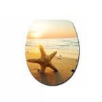 Import Hellas Καπάκι Λεκάνης Βακελίτης Βαρέως Τύπου 37,1x45,5 εκ Αστερίας Μπεζ Νο117