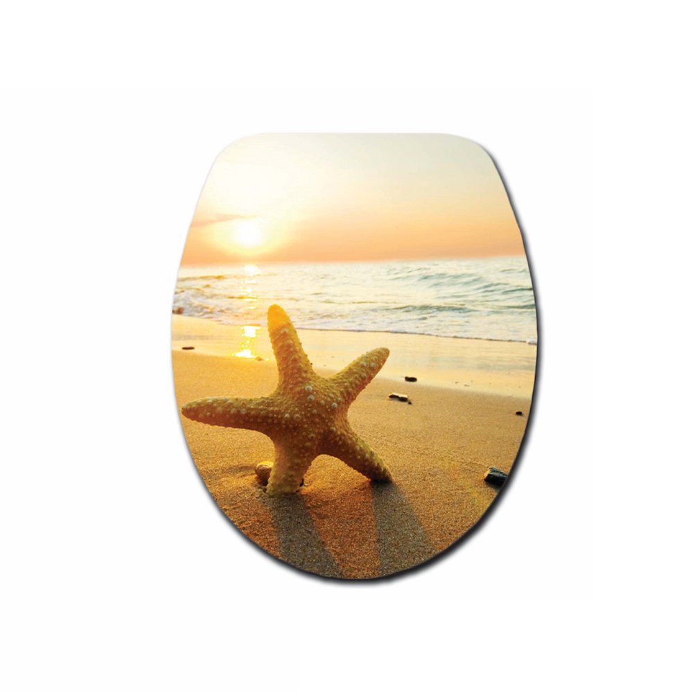 003 kapaki spyr 27-1-25 Import Hellas Καπάκι Λεκάνης Βακελίτης Βαρέως Τύπου 37,1x45,5 εκ Αστερίας Μπεζ Νο117 - Image 1