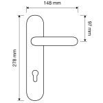 Ιταλικό Πομολό με Πλάκα Aria σε Μπρονζέ 157 - Image 2