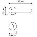 Ιταλικό Πομολό με Ροζέτα Beta σε Μπρονζέ 144 - Image 2