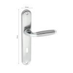 Πόμολο Πόρτας Import Hellas No Ζ-023 Πλάκα