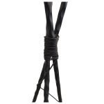 Καλόγερος 12 θέσεων Μασίφ Σφυρήλατος σε Μαύρο χρώμα