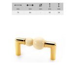 Ιταλικό πομολάκι με σμάλτο & γυαλί 015