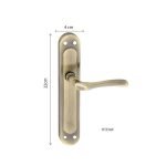 Πόμολο Πόρτας Import Hellas No 582 Οξειδέ