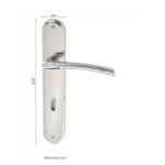 Πόμολο Πόρτας Import Hellas No Ζ-040 Πλάκα