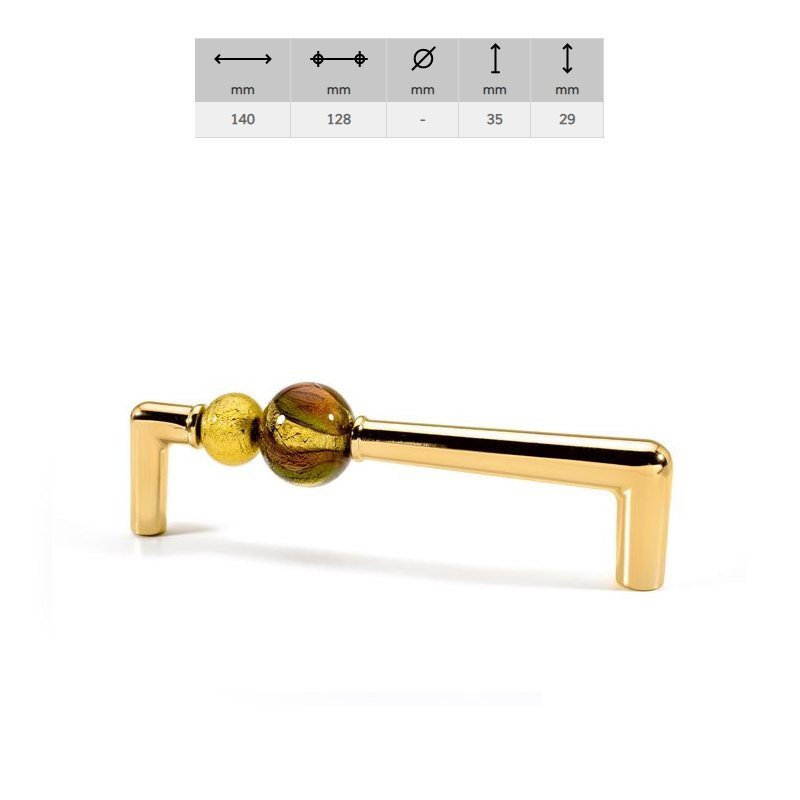 027 frto atomo 23-3-21 Ιταλικό πομολάκι με σμάλτο & γυαλί 027 - Image 1