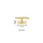 Γρυλόχειρo Παραθύρου Import Hellas No Α-388 Χρυσό ματ - Image 2