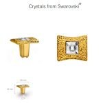 Ιταλικό πομολάκι με swarovski 086