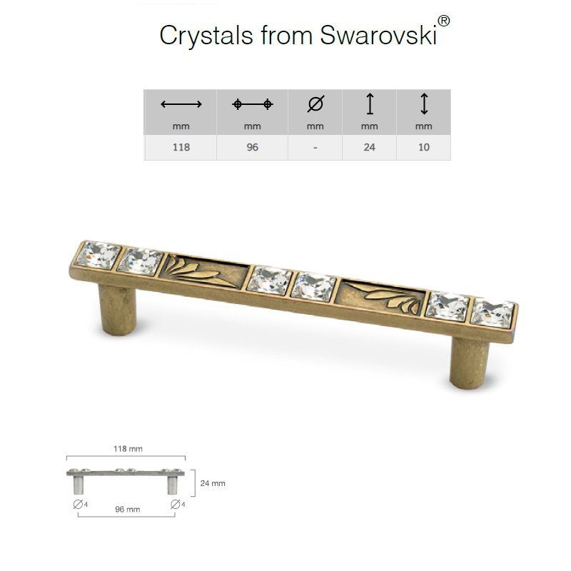 091 frto swar 10-3-21 Ιταλικό πομολάκι με swarovski 091 - Image 1