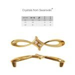 Ιταλικό πομολάκι με swarovski 098