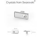 Ιταλικό πομολάκι με swarovski 109