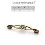 Ιταλικό πομολάκι με swarovski 111