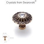 Ιταλικό πομολάκι με swarovski 132