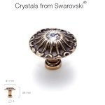 Ιταλικό πομολάκι με swarovski 133