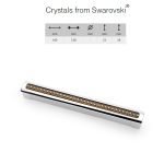 Ιταλικό πομολάκι με swarovski 142